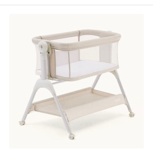 HARPPA Cuddly Sway | 3-in-1 Rocking Baby Bassinet & Bedside Sleeper with Anti-Reflux Mattress for Newborns | Attaches to Bed, Adjustable Height, Tool-Free Setup, Portable Wheels, CPSC Certified, Gentle Rocking Motion | Ideal for Infants, Safe Co-Sleeping