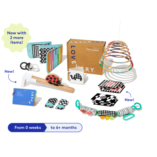 The Looker Play Kit | Toys for Newborn to 12 Week Olds | Lovevery AU