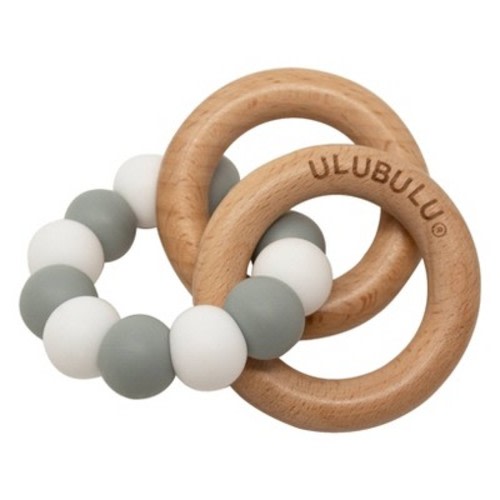 Ulubulu Teething Ring 0+ Months - Gray