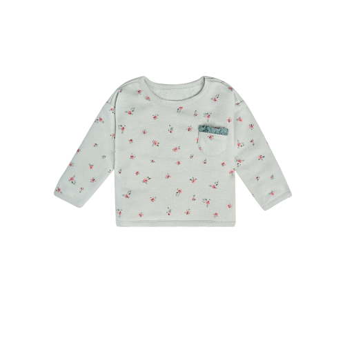 Modern Moments by Gerber Gender Neutral Drop Shoulder Long Sleeve Top, Sizes 0/3 Months - 24 Months
