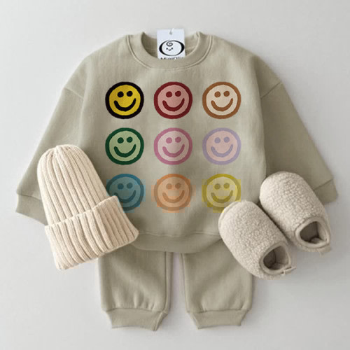 Baby 2-Piece Nine Happy Face Set