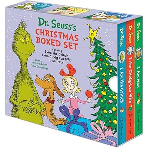 Dr. Seuss's Christmas 3-Book Boxed Set: I Am the Grinch, I Am Cindy-Lou Who; I Am Max: Based on How the Grinch Stole Christmas (Dr. Seuss's I Am Board Books)