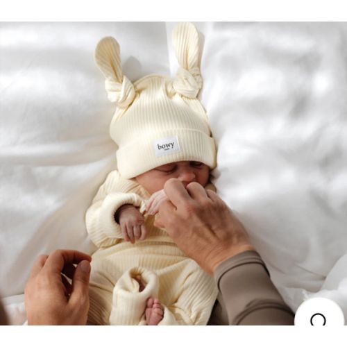 Double Knot Beanie - Lemon