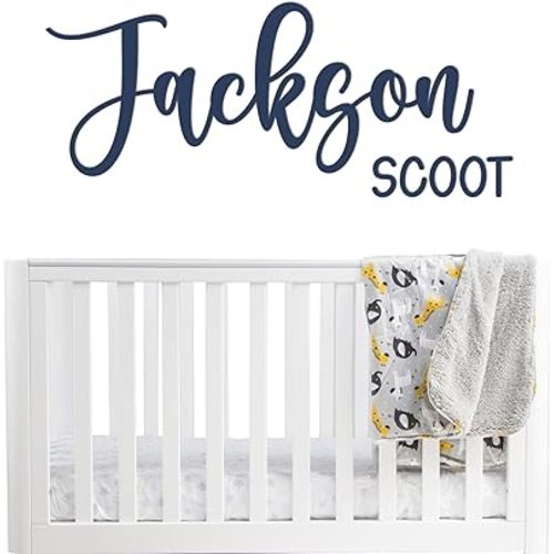 Personalized Name Sign for Nursery - Custom Wooden Name Signs for Kids Room, Personalized Nursery Name Sign - Perfect Baby Room Decor, Wall Name Decoration & Wedding signs, Family Name Signs
