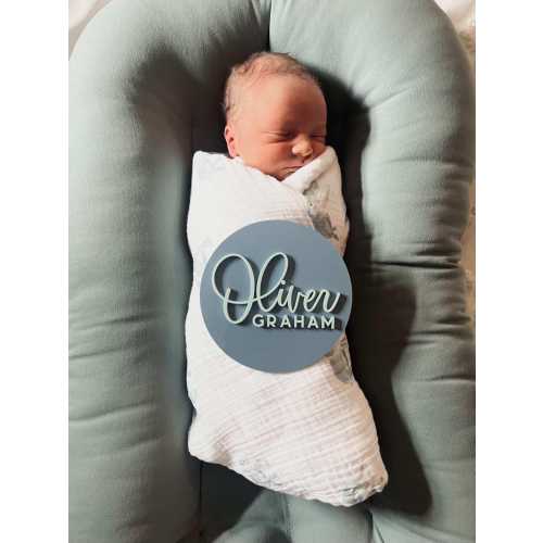 Personalized Baby Name Announcement Sign