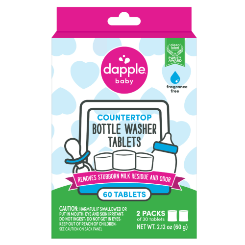 Fragrance Free Countertop Baby Bottle Washer Tablets