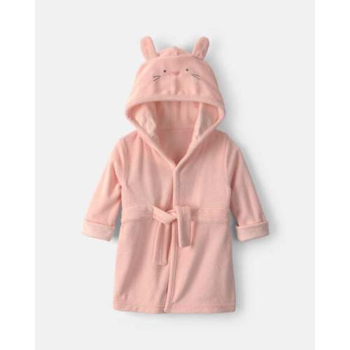 Baby Girl Bunny Terry Robe - Pink | Carter's