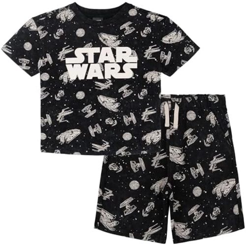 STAR WARS Boys' 2-Piece T-Shirt and Shorts Set for Baby & Kids