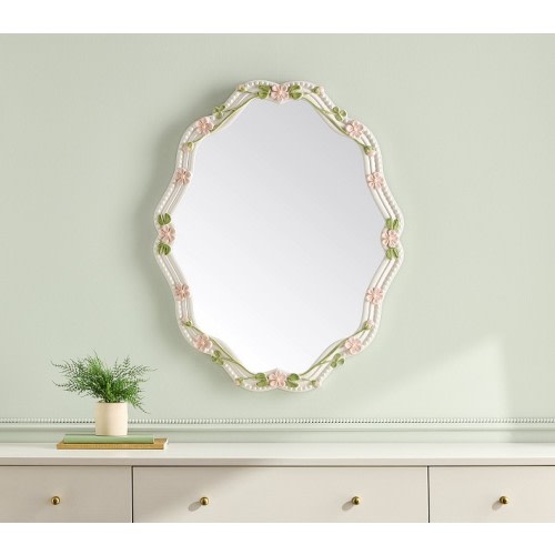 Riley Sheehey Sculpted Floral Mirror (30"x 24")