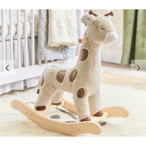 Giraffe Plush Nursery Rocker