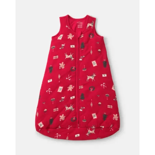 Baby Christmas 2-Way Zip PurelySoft™ Wearable Blanket - Red | Carter's