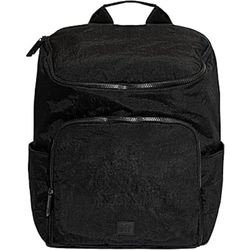 Freshly Picked Zurich Backpack Diaper Bag, Crushed Nylon, Black