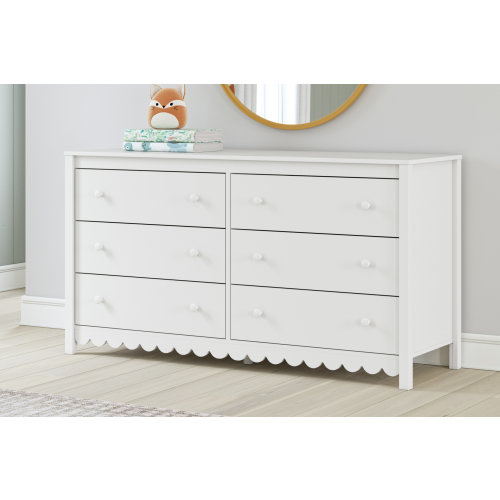 Isabelle & Max™ Patricia 6 Drawer 60.75" W Double Dresser & Reviews | Wayfair