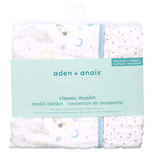 aden + anais essentials Muslin Baby Cotton Blankets (1 Count)