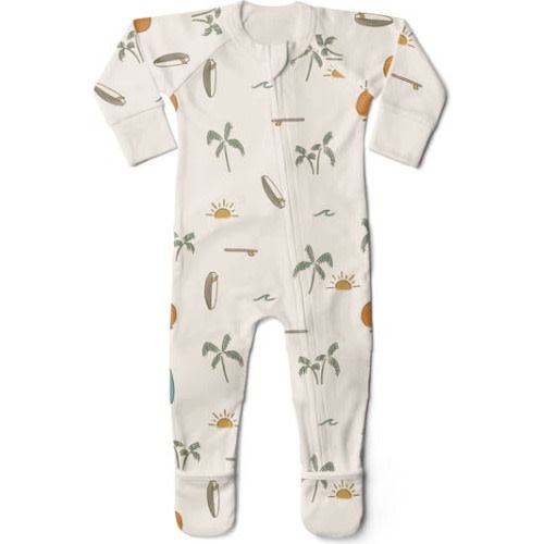 Goumi Grow With You Footie + Snug Fit - Wildflower 3-6m