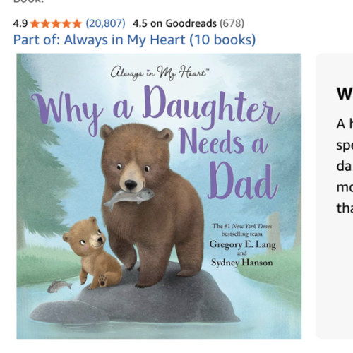 Why a Daughter Needs a Dad: Celebrate Your Father Daughter Bond this Christmas with this Special Picture Book!