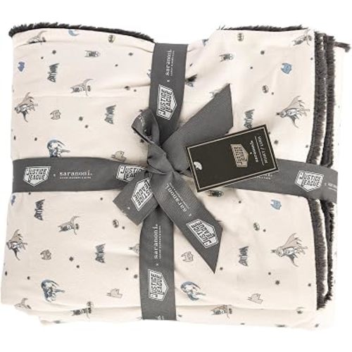 Saranoni Batman Baby Blanket Minky Plush Soft Microfiber Mini 15x20