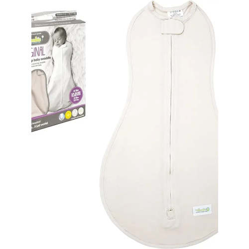 Woombie - Tencel Baby Swaddling Wrap - Vanilla Cream