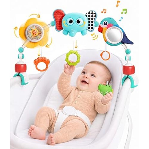 GONINO Baby Stroller Arch Toy, Adjustable Sensory Activity Toy