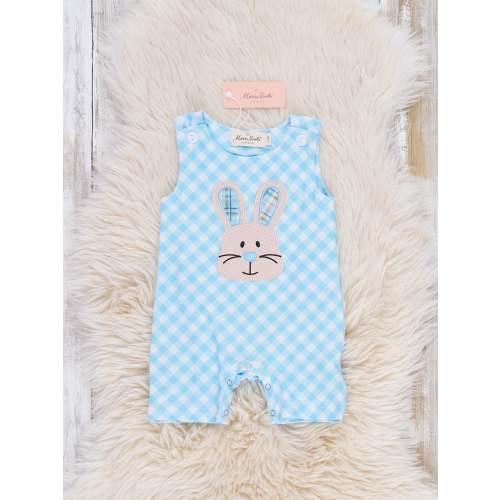 Bunny Square Play Embroidered Johnny