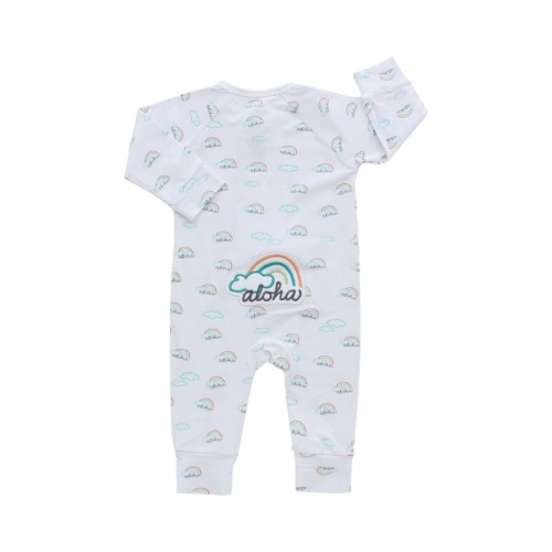Aloha Baby Coverall - Coco Moon Hawaii - Size 0 to 24 Months
