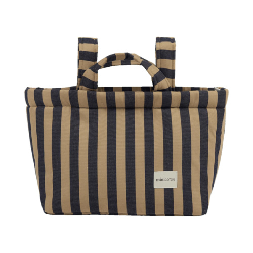 Carry - Navy + Caramel - PRE ORDER · Minicoton