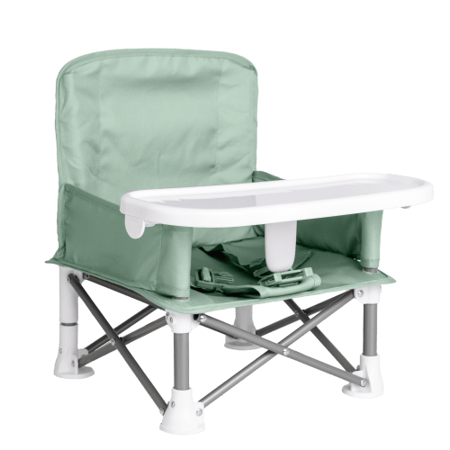 Portable Folding Booster Seat for Toddlers, Sage