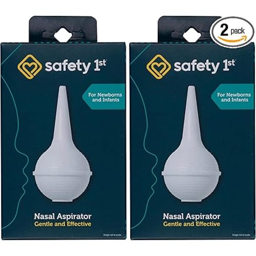 Safety 1st Nasal Aspirator, White, One Size (Pack of 2)
