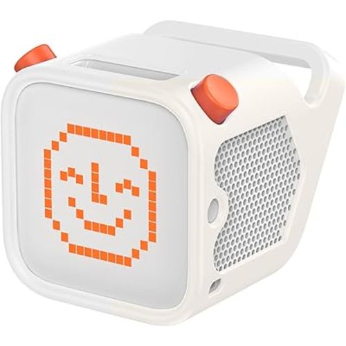 Silicone Case for Yoto Player (3rd Gen.), Anti-Slip Skin Cover,Ivory White