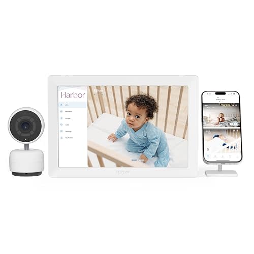 Harbor Smart Baby Monitor with 10 Tablet - The Most Reliable Way to Monitor Your Baby with or Without Internet - Private & Secure - Travel Friendly - Supports 2+ Cameras - Lifetime Membership