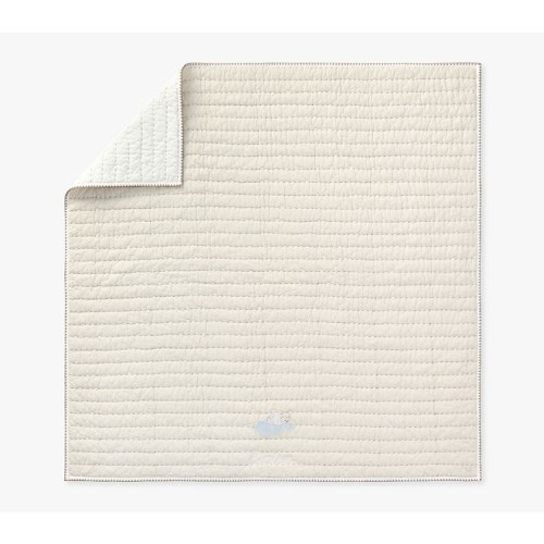 Animal Pickstitch Organic Baby Blanket