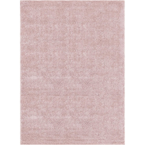 Pink custom baby rug. Sized for Amara’s room! (8ft by 11)