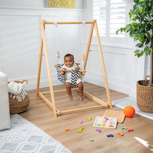 Foldable Toddler Swing & Baby Swing Set | Spruce | Avenlur