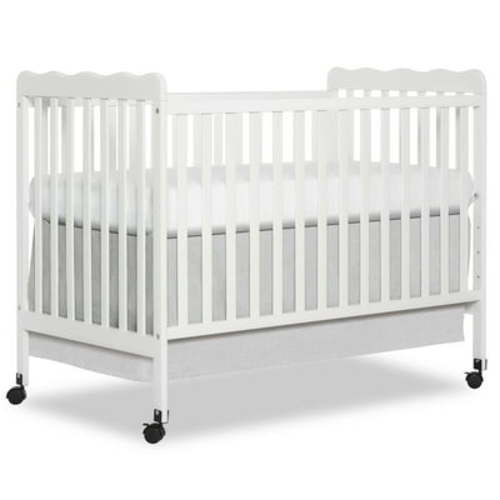 Dream On Me Carson Classic 3-in-1 Convertible Solid Wood Crib with Wheels, Baby Bed, Choose Your Finish