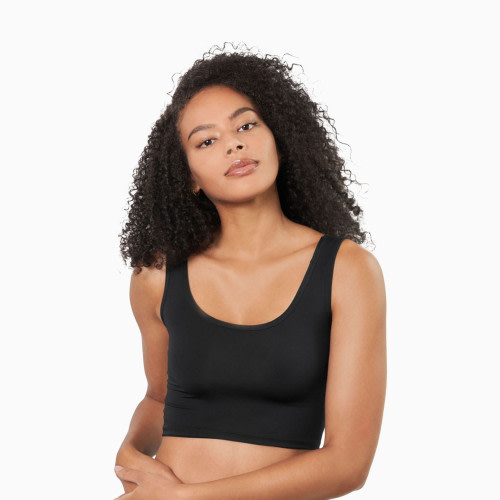 Larken X Nursing + Hands-Free Pumping Bra - Black
