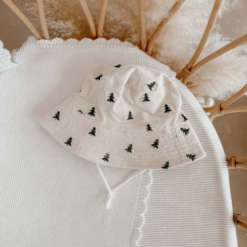 Corduroy Bucket Hat - Christmas Tree
