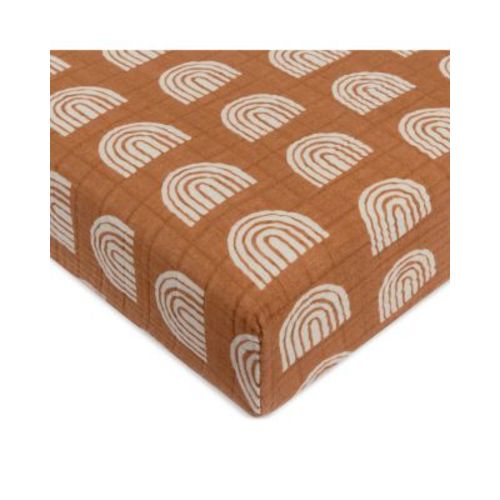 Crib Sheet in GOTS Certified Organic Muslin Cotton