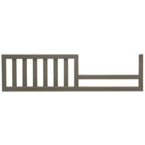 Toddler Bed Safety Guard Rail for Sorelle Convertible Cribs - Solid Wood Rail for Convertible Crib to Toddler Bed Conversion - Safety Bed Rail for Children (Model #148, Weathered Gray)