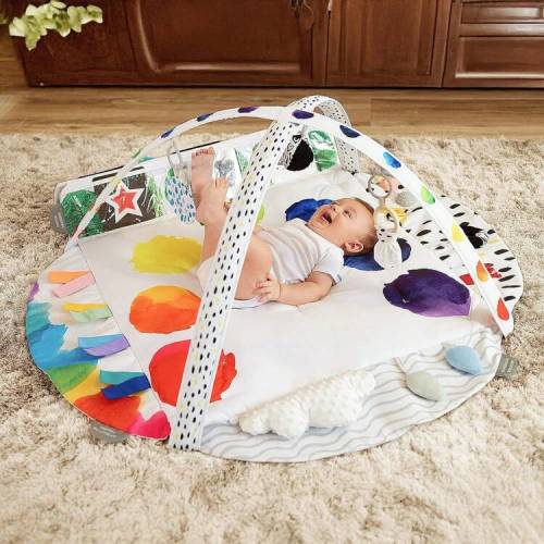 Portable Baby Play Gym, Baby Play Mat Activity Gym For Babies And Toddlers,Baby Play & Gym Mat,Multifunctional Tummy Time Activity Mat With Detachable Toys, Foldable Design, Washable & Safe For Sensory Development (0-9+ Months) | SHEIN USA