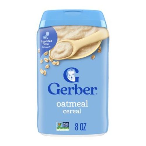 Gerber Baby Food Stage 1 Single Grain Oatmeal Baby Cereal - 8oz