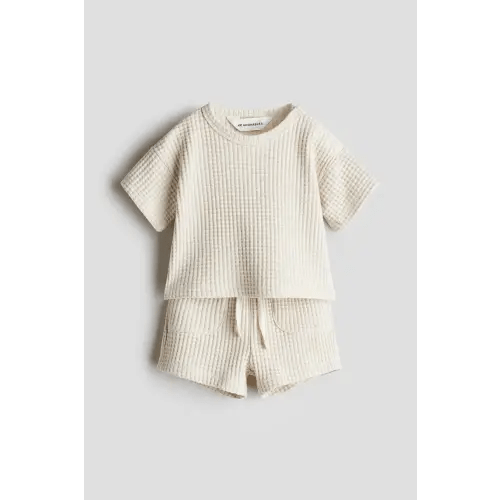 2-piece Waffled Cotton Set