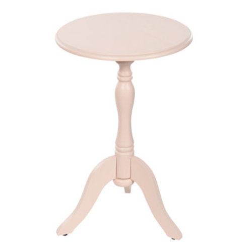 Mercer41 Harbor Breeze Round Pedestal Side Table - Soft Cream & Reviews | Wayfair