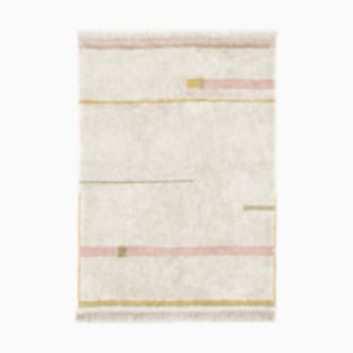 Lorena Canals Lanes Washable Rug - Vintage Nude, 4' 7" X 6' 7"