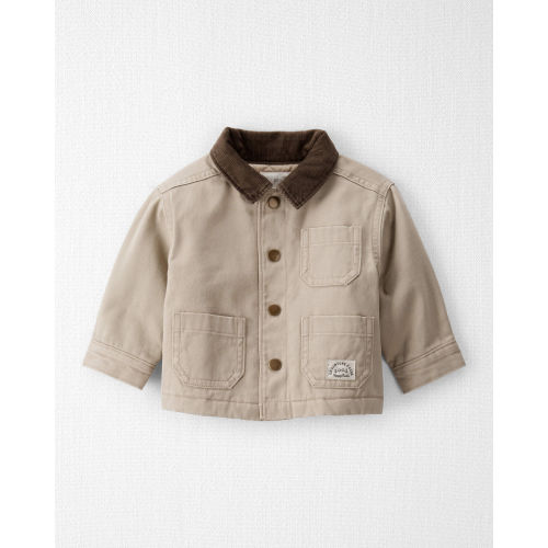 Baby Organic Cotton Twill Barn Jacket - Little Planet | Carter's