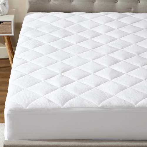 CirclesHome Crib Size Mattress Pad Pillow Top - Double Puff Fleece Top Down Alternative Mattress Protector -Soft, Comfortable, and Hypoallergenic - Stretches from 7-9 inches for Snug Fit