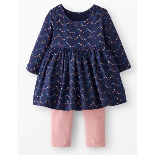 Baby Holiday Skater Dress & Leggings Set