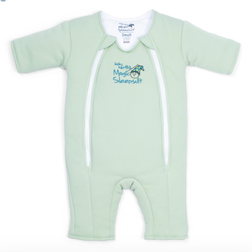 Sage Green Baby Merlin’s Magic Sleepsuit – 100% Cotton Sleep Solution