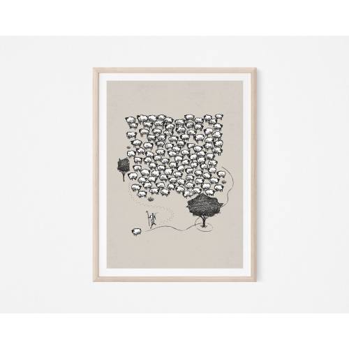 Jesus Leaves the 99, DIGITAL PRINT!, Jesus Art, Bible Art, Jesus Good Shepherd, WALL Art, Rejoices over One Lost Sheep