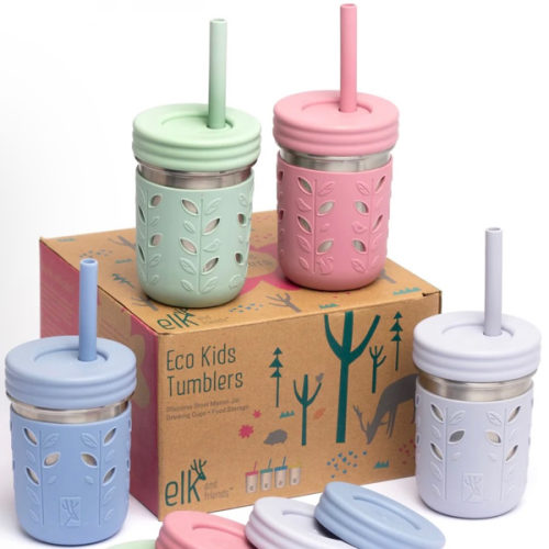 Stainless Steel 10oz Drinking Tumblers + Food Storage
