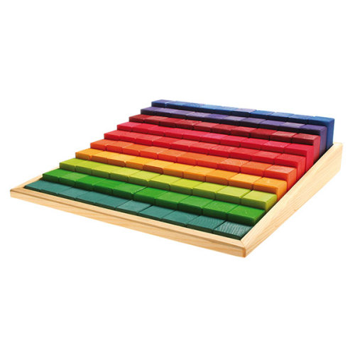 Large Stepped Counting Blocks 4x4 by Grimm's